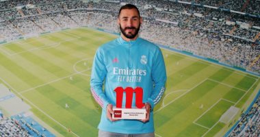 بنزيما لاعب شهر مارس في ريال مدريد