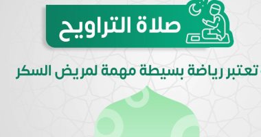 الصحة تؤكد صلاة التراويح مفيدة لمريض السكر
