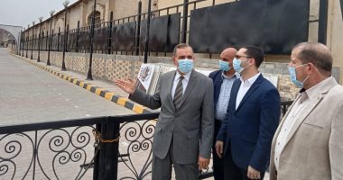 محافظ كفر الشيخ يتفقد أعمال الرصف بمحور سعد زغلول وإنشاء الحديقة المركزية 