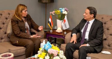 كرم جبر يلتقى المدير التنفيذى لـ"الوطنية للتدريب" للإعداد لدورة تدريبية للصحفيين
