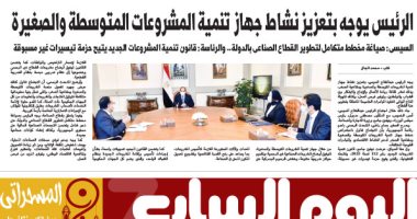 اليوم السابع: الرئيس يوجه بتعزيز نشاط جهاز تنمية المشروعات المتوسطة والصغيرة