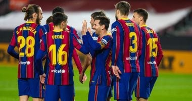 ثنائية ميسي تقود برشلونة لاكتساح خيتافي بخماسية فى الدوري الإسباني.. فيديو