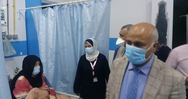 وكيل صحة الغربية يفاجئ مستشفى حميات المحلة للتأكد من جودة الخدمة الطبية
