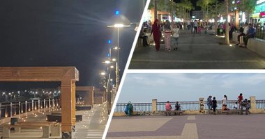 عيش اللحظة الحلوة بالغردقة.. ممشى النصر وشيرى وكورنيش الشيرتون القديم والجديد يستقبل المواطنين بالمدينة الساحرة.. فسحة ولمة للأسرة فى عصارى رمضان وبعد الإفطار.. والمنتزهات تتمتع بأكشاك أمنية وأماكن للعب الأطفال
