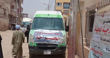 الكشف على 603 مواطنين فى قافلة طبية ضمن مبادرة "حياة كريمة" بقنا