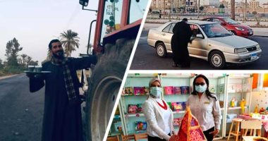  هنا بلد السلام والمحبة.. فى مصر فقط "مسلم وقبطى" إيد واحدة احتفالاً برمضان.. "رؤوف" يصور احتفالات المسلمين بقنا وبيشوى يوزع العصائر والتمر على الصائمين.. وآخر يهدى الفوانيس للمسلمين بالإسكندرية