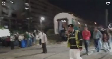 انفصال عربة بقطار أبوقير فى الإسكندرية دون خسائر بالأرواح.. صور