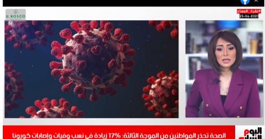 الصحة تحذر من موجة كورونا في مصر الثالثة: 17%زيادة بنسب الوفيات والإصابات..فيديو
