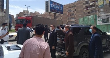 محافظ كفر الشيخ يضبط سيارة نقل مخالفة والتحفظ على لوحات 7 سيارات ملاكى.. صور