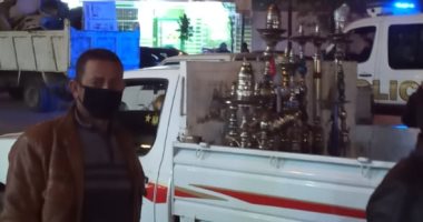 جهاز بني سويف الجديدة يطلق حملة ليلية على المقاهي لمواجهة فيروس كورونا 