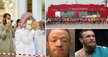 العالم هذا الصباح.. أجواء إيمانية يقضيها قاصدو المسجد النبوى فى شهر رمضان المبارك.. إطلاق ماراثون بكين الدولى بعد توقفه عامين بسبب كورونا.. مجرم يحلق شعره ولحيته للنصب باسم بطل الفنون القتالية كورنو ماكجريجور