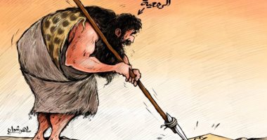 كاريكاتير إماراتى يجسد المعركة بين الرجعية والإبداع