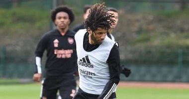 "الفرعون جاهز".. الننى فى تدريبات أرسنال استعدادا للقاء فياريال بالدورى الأوروبى