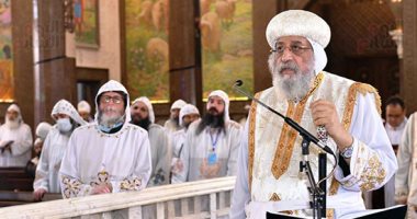 البابا تواضروس يترأس قداس شم النسيم بدير الأنبا بيشوى بوادى النطرون