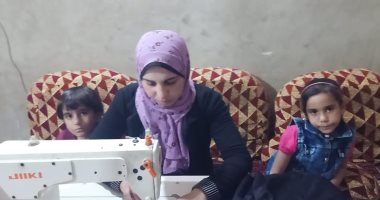 حكاية ست جدعة.. أسماء توفى زوجها ورفضت الزواج وعملت بورشة للخياطة ببنى سويف