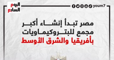 مصر تبدأ إنشاء أكبر مجمع للبتروكيماويات بأفريقيا والشرق الأوسط.. إنفوجراف