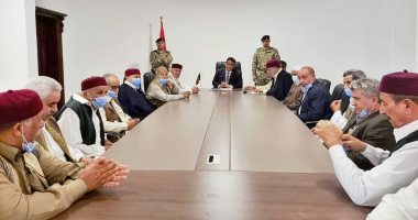 رئيس المجلس الرئاسى الليبى يبحث مع أعيان وحكماء طبرق المصالحة الوطنية