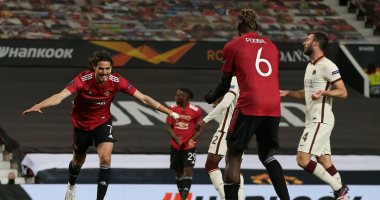 ملخص وأهداف مباراة مانشستر يونايتد ضد روما فى الدوري الأوروبي.. فيديو
