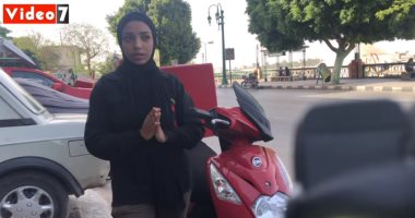 اللى قادرة على التحدى.. "شهد" أول بنت ديلفرى فى أسيوط.. فيديو