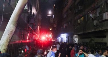 مطرانية الجيزة تعلن السيطرة على حريق كنيسة مارمينا بالعمرانية