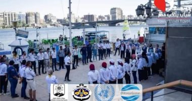 عودة حملة تنظيف الشواطئ بمشاركة 13 كلية من جامعة حلوان