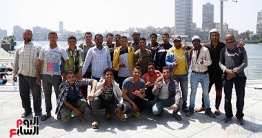عمال مثلث ماسبيرو يسابقون الزمن لإنجاز المشروع.. ألبوم صور