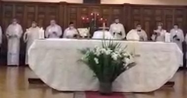 شاهد الاحتفالات بعيد القيامة من كنيسة كل القديسين بالزمالك