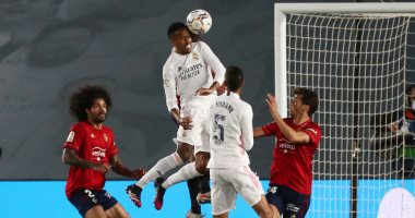 ​ميليتاو​ يفتتح أهداف ريال مدريد ضد أوساسونا بالدقيقة 76.. فيديو
