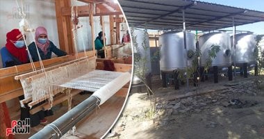 "اللواء صبيح" قرية بالفرافرة أصبحت أهم مركز لإنتاج السجاد اليدوي بالوادي الجديد.. بدأت نشاطها بـ 5 آلاف جنيه وحققت أولى الجمهورية في معرض الجمعيات.. وكرمتها قرينة الرئيس وتم إدراجها ضمن مبادرة "حياة كريمة"