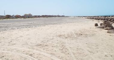 شاطىء مصيف بلطيم بكفر الشيخ بلا مصطافين تطبيقا للإجراءات الاحترازية "فيديو لايف"