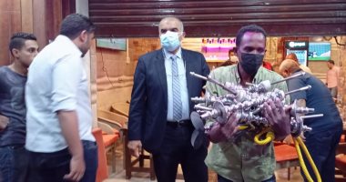 تشميع 3 كافيهات ومصادرة 59 شيشة فى حملة بالدقى.. صور
