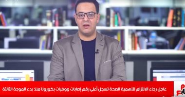 الصحة تعلن أعلى رقم لإصابات كورونا فى الموجة الثالثة (فيديو)