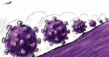 كاريكاتير يسلط الضوء على طوفان من مرضى كورونا في الهند
