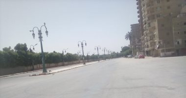 إغلاق الحديقة الدولية وشارع مصر وكورنيش النيل بالمنيا فى شم النسيم.. لايف وصور
