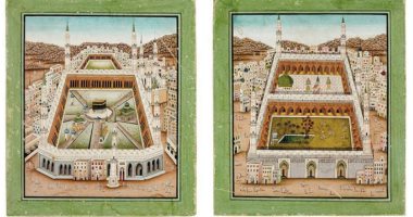 رسم بانورامى للكعبة من القرن الـ18 فى مزادات "سوذبيز" البريطانية.. صور