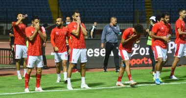 إحماءات لاعبى الأهلي قبل مواجهة الاتحاد السكندري.. صور