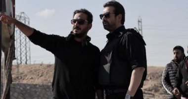 بيتر ميمى فى صورة مع كريم عبد العزيز من كواليس الاختيار 2: اتعلمت منك كتير