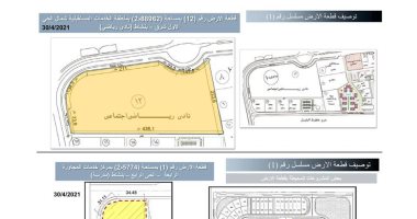 طرح قطعتي أرض بنشاط رياضي وتعليمي لزيادة الخدمات بمدينة الشروق
