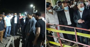 "شهامة ولاد البلد".. أهالى قرية الصفانية بالمنيا حاولوا إنقاذ عامل بعد سقوطه بغرفة الصرف الصحى فلقى 6 أشخاص مصرعهم وأصيب 13 آخرين.. والمحافظ يتفقد موقع الحادث.. والدفع بـ10 سيارات إسعاف لنقل المصابين.. صور