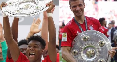 مولر وألابا الأكثر حصدا للقب الدوري الألمانى بعد تتويج بايرن ميونخ 