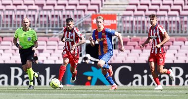 ملخص مباراة برشلونة ضد أتلتيكو مدريد في الدوري الاسباني