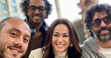 هند صبري تكشف عن صور من كواليس تصوير هجمة مرتدة.. اعرف قالت إيه
