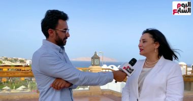 نائبة وزير السياحة لـ"اليوم السابع": السوق الروسي لديه تعطش كبير لزيارة الغردقة وشرم الشيخ.. ومستعدون لاستئناف حركة السياحة.. تطعيم 90% من العاملين بالفنادق.. وسحب التراخيص من الفنادق المخالفة.. فيديو