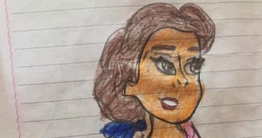 الطفلة "سما" تشارك "صحافة المواطن" بصور للوحاتها الفنية