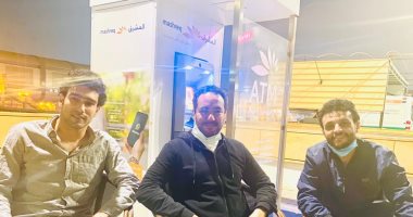 رجب بكار وصالح جمعة يهنئأن مدربهم السابق بمولودته الجديدة