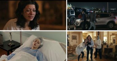 مسلسل حرب أهلية الحلقة 29.. يسرا تطرد نادين من فيلا طليقها.. سينيتا خليفة تفقد جنينها بعد حادث سيارة.. بلطجية يهاجمون جميلة عوض ويشوهون وجهها.. وحبس شقيقة باسل خياط.. صور