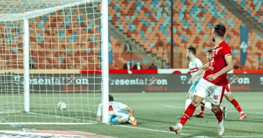 هدف صلاح محسن فى شباك الزمالك من داخل الملعب وزاوية مختلفة.. فيديو