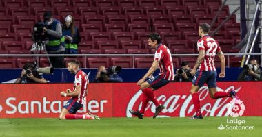 أتلتيكو مدريد ضد سوسيداد.. الروخي بلانكوس يتقدم بثنائية فى شوط مثير "فيديو"