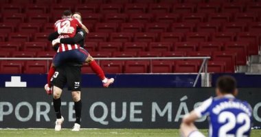 ملخص وأهداف مباراة أتلتيكو مدريد ضد ريال سوسيداد فى الدوري الاسباني