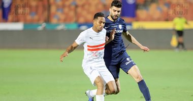 الزمالك يتقدم على إنبي 3 / 1 في الشوط الأول.. فيديو